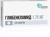 Купить глибенкламид, таблетки 1,75мг, 120 шт в Арзамасе