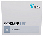 Купить энтекавир, таблетки, покрытые пленочной оболочкой 1мг, 30 шт бад в Арзамасе