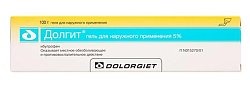 Купить долгит, гель для наружного применения 5%, туба 100г в Арзамасе