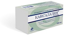 Купить кансалазин, таблетки кишечнорастворимые, покрытые пленочной оболочкой 500мг, 50 шт в Арзамасе