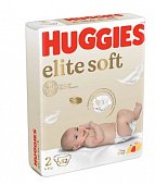 Купить huggies (хаггис) подгузники elitesoft 2, 4-6кг 82 шт в Арзамасе