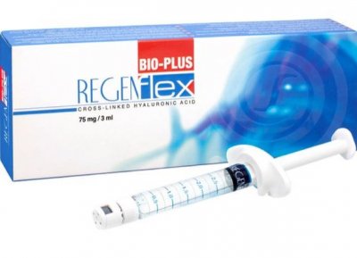 Купить regenflex bio-plus (регенфлекс био-плюс) протез синовиальной жидкости, 2.5%, 75мг/3 мл, раствор для внутрисуставного введения, шприц 3 мл, 1 шт. в Арзамасе