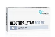 Купить леветирацетам, таблетки, покрытые пленочной оболочкой 500мг, 30 шт в Арзамасе