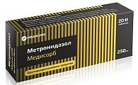 Купить метронидазол медисорб, таблетки 250мг, 20 шт в Арзамасе