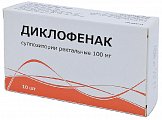 Купить диклофенак, суппозитории ректальные 100мг, 10шт в Арзамасе