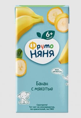 Купить фрутоняня нектар банан с мяк. 200мл (лебедянский оао экз, россия) в Арзамасе