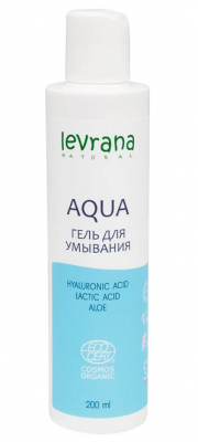 Купить levrana (леврана) гель для умывания aqua, 200мл в Арзамасе