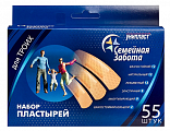 Лейкопластырь унипласт бактерицидный 55 шт