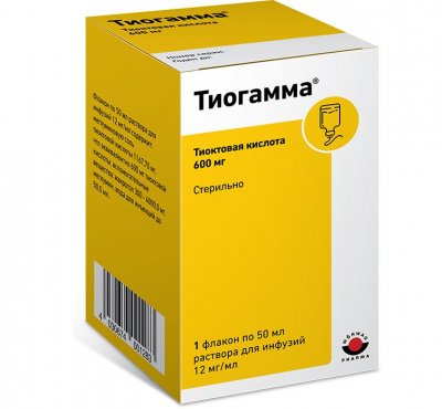 Купить тиогамма, раствор для инфузий 12мг/мл, флакон 50мл в Арзамасе