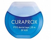 Купить curaprox (курапрокс) зубная нить тефлоновая с хлоргексидином 35м, df820 в Арзамасе