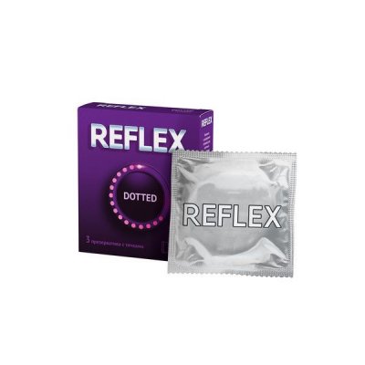 Купить рефлекс (reflex) презервативы с точками dotted 3 шт в Арзамасе