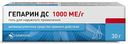Купить гепарин дс, гель для наружного применения 1000ме/г, 30 г в Арзамасе