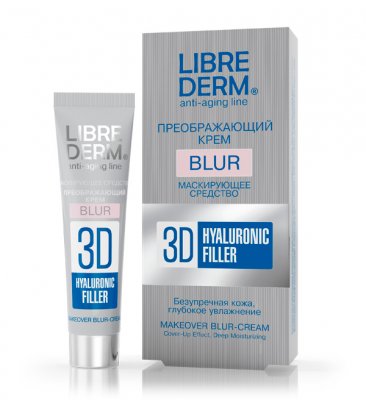 Купить librederm (либридерм) гиалуроновый 3д филлер крем для лица преображающий blur, 15мл в Арзамасе