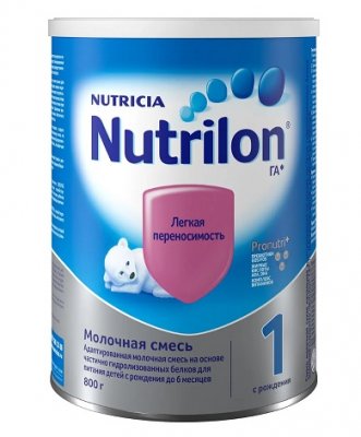 Купить nutrilon 1 (нутрилон) гипоаллергенный сухая смесь детская с рождения, 800г в Арзамасе