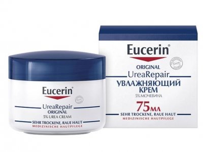 Купить eucerin urearepair (эуцерин) крем для лица увлажняющий оригинал 75 мл в Арзамасе