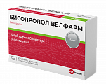 Купить бисопролол-велфарм, таблетки, покрытые пленочной оболочкой 5мг, 30 шт в Арзамасе