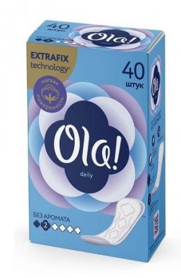 Купить ola! (ола) прокладки ежедневные daily, 40 шт в Арзамасе