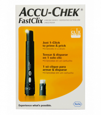 Купить ручка для прокалывания пальца accu-chek fastclix (акку-чек) + 6 ланцет в Арзамасе