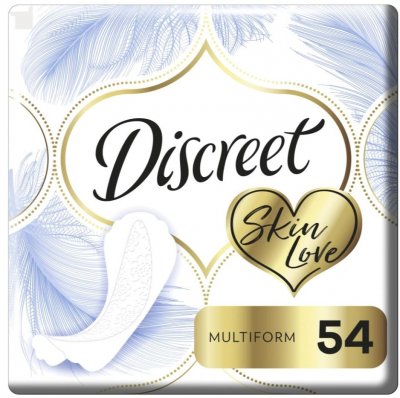 Купить discreet (дискрит) прокладки ежедневные skin love multiform, 54шт в Арзамасе