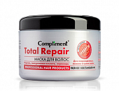 Купить compliment total repair (комплимент) маска для поврежденных волос с кератином гиалуроновой кислоты, 500мл в Арзамасе
