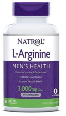 Купить natrol (нэтрол) l-аргинин 3000мг, таблетки массой 1289мг 90 шт. бад в Арзамасе