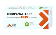 Купить топирамат-алси, таблетки покрытые пленочной оболочкой 100мг, 50 шт в Арзамасе