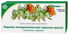 Купить родиолы четырехчленной (красная щетка) корни, фильтр-пакеты 20 шт бад в Арзамасе