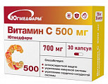 Купить витамин с 500мг югмедфарм, капсулы массой 700мг 30шт бад в Арзамасе