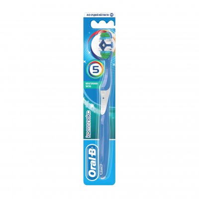Купить oral-b (орал-би) зубная щетка комплекс, пятисторонняя чистка 40 средняя 1 шт в Арзамасе