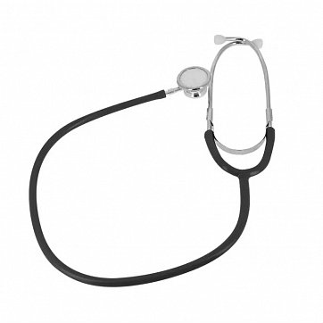 Стетоскоп Amrus (Амрус) 04-АМ507 медицинский двухсторонний педиатрический, черный Стетоскоп Amrus (Амрус) 04-АМ507 медицинский двухсторонний педиатрический, черный