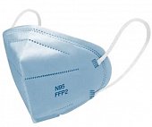 Купить респиратор детский 5-9лет фильтрующий одноразовый без клапана №95/ffp2, 1 шт голубой в Арзамасе
