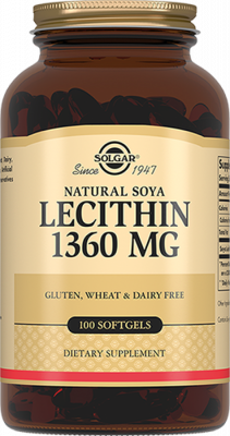Купить solgar (солгар) соевый лецитин натуральный 1360мг, капсулы 100 шт бад в Арзамасе