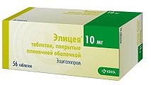 Купить элицея, таблетки, покрытые пленочной оболочкой 10мг, 56 шт в Арзамасе