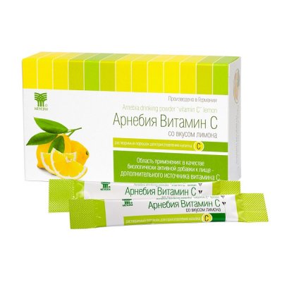 Купить арнебия витамин с порошок для приема внутрь со вкусом лимона пакет 5г, 20 шт бад в Арзамасе