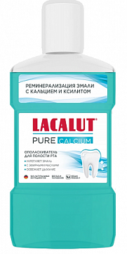 Lacalut (Лакалют) pure calcium ополаскиватель для полости рта 475 мл Lacalut (Лакалют) pure calcium ополаскиватель для полости рта 475 мл