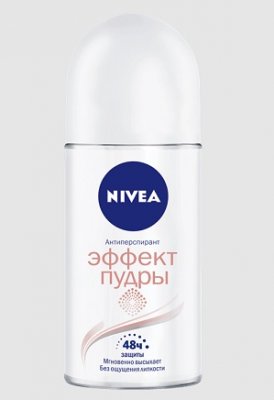 Купить nivea (нивея) дезодорант шариковый део эффект пудры, 50мл в Арзамасе