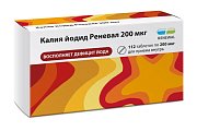 Купить калия йодид реневал, таблетки 200мкг, 112 шт в Арзамасе