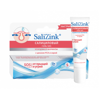 Купить салицинк(salizink) гель-sos локального действия для проблемной кожи, 15мл в Арзамасе