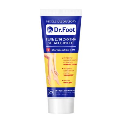 Купить dr. foot (доктор фут), гель для снятия усталости ног, 75мл в Арзамасе