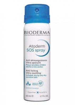 Купить bioderma atoderm sos (биодерма атодерм) спрей для лица и тела 50мл в Арзамасе