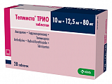 Купить телмиста трио, таблетки 10мг+12.5мг+80мг 28шт в Арзамасе