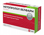 Купить метопролол-велфарм, таблетки 50мг, 60 шт в Арзамасе