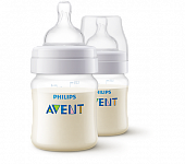 Купить avent (авент) бутылочка для кормления с рождения anti-colic 125 мл 2 шт (scf810/27) в Арзамасе