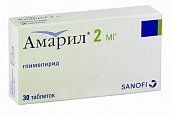 Купить амарил, таблетки 2мг, 30 шт в Арзамасе