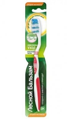 Купить лесной бальзам зубная щетка комплексный уход средней жесткости, 1 шт в Арзамасе