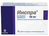 Купить инспра, таблетки, покрытые пленочной оболочкой 50мг, 30 шт в Арзамасе