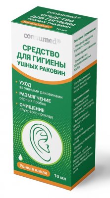 Купить средство для гигиены ушных раковин клиновакс консумед (consumed), 10мл в Арзамасе