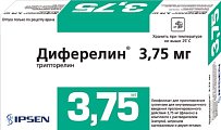 Купить диферелин, лиофилизат для приготовления суспензии для внутримышечного введения пролонг действия 3,75мг, флакон в Арзамасе