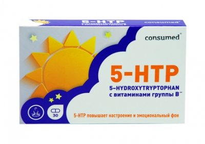 Купить комплекс 5-гидрокситриптофан и витамины группы в консумед (consumed), капсулы 500мг, 30 шт бад в Арзамасе