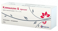 Купить клиндацин б пролонг, крем вагинальный 2%+2%, туба 19г+аппликатор 3шт в Арзамасе